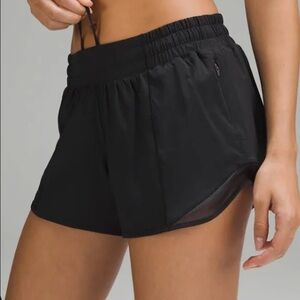 Lululemon Black Hotty Hot Shorts Lr